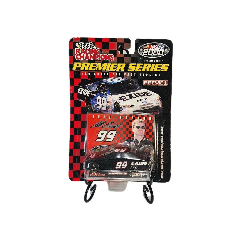 Jeff Burton # 99 Exide Racing Champions Premier Series Nascar 2000 1:64 NIP